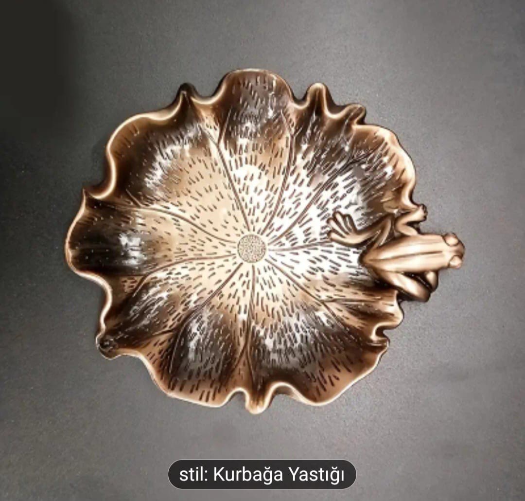 Erik Çiçeği&Kurbağa Metal Tütsü Yakıcı ve Tütsü Tutucu - 300 Adet Şık Tütsü
