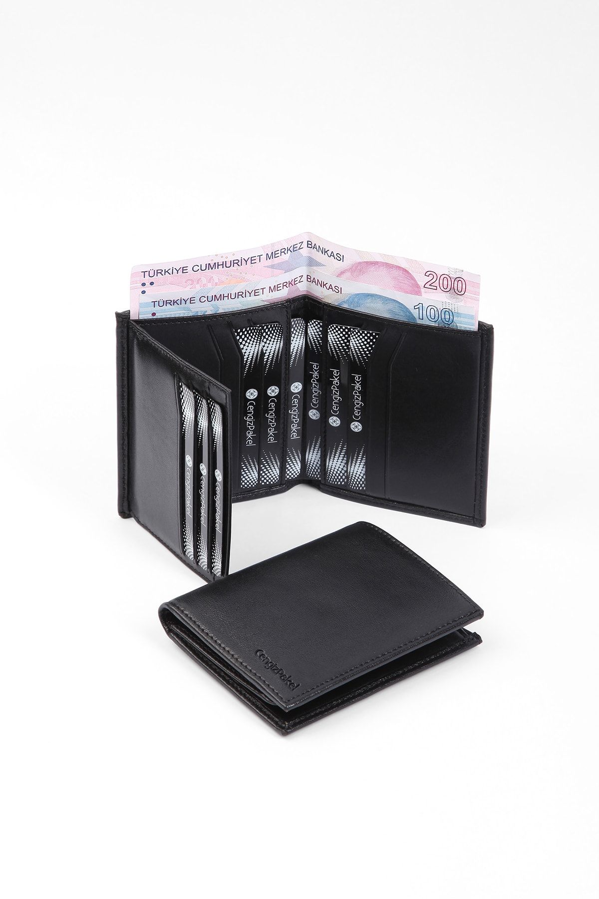 Hakiki Deri Siyah Erkek Cüzdan