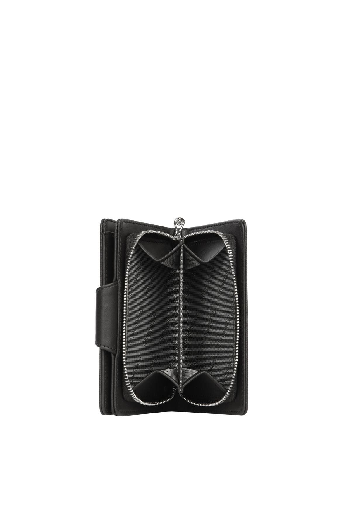 Cengiz Pakel Kadın Orta Boy Cüzdan/Portföy - 65387 - Siyah