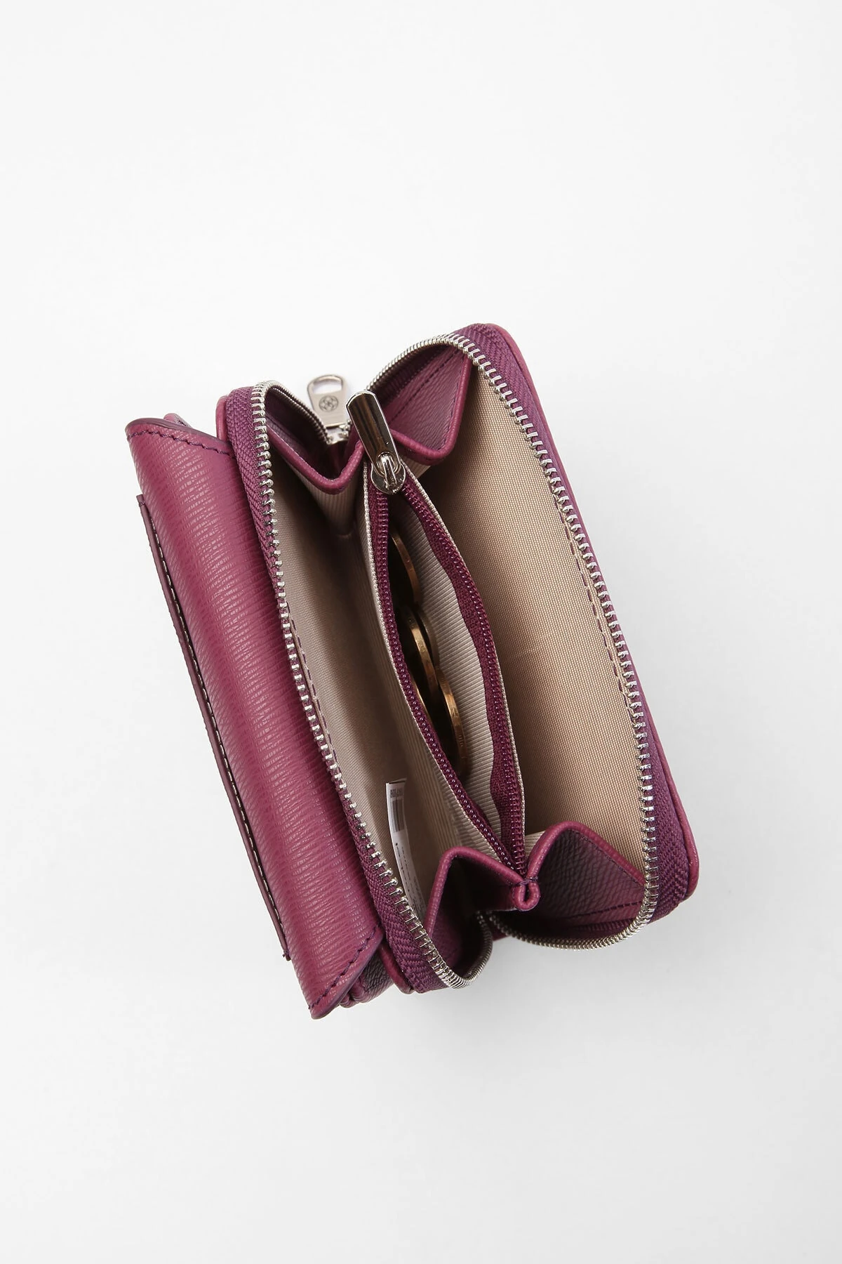 Küçük Boy Kadın Mürdüm Cüzdan