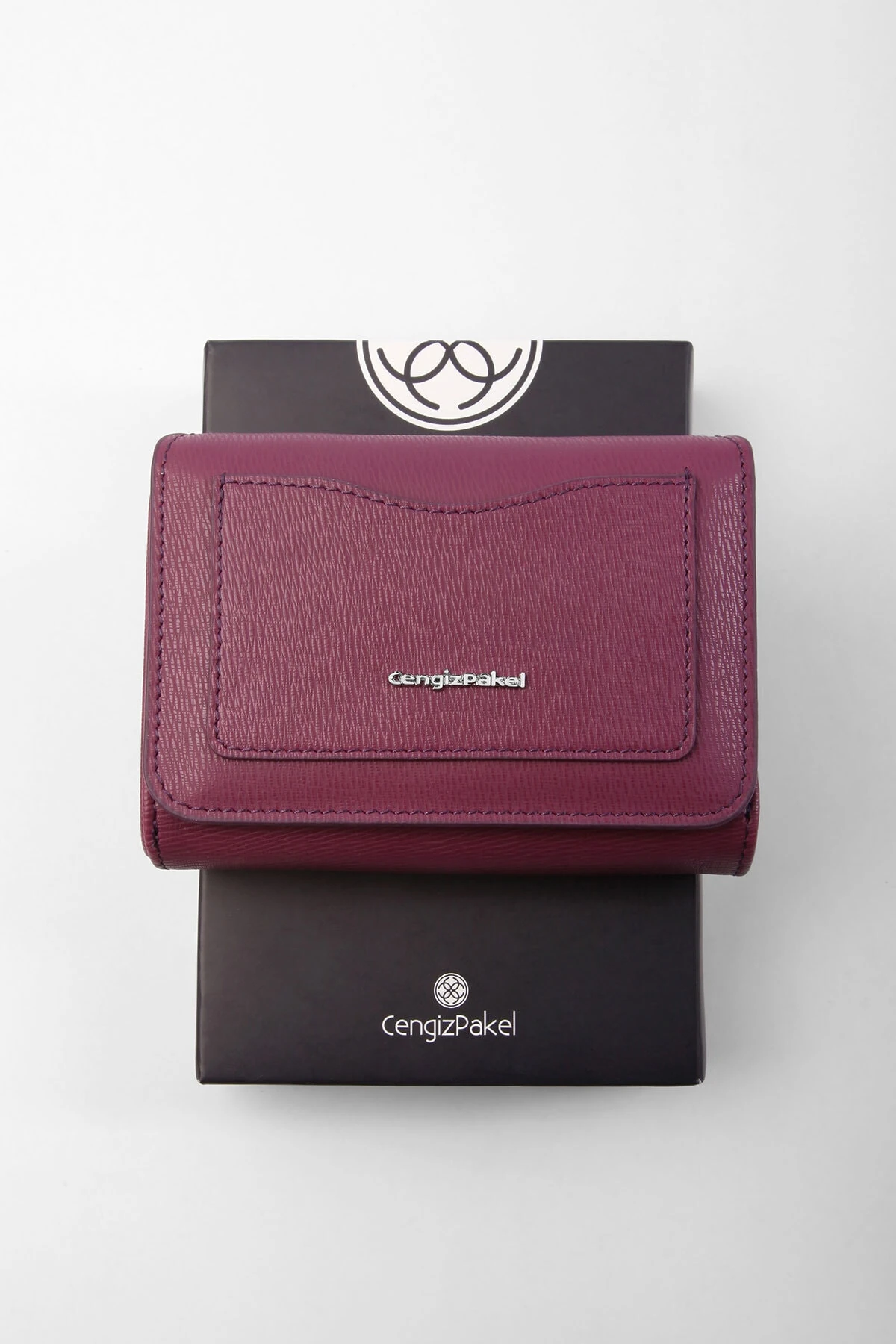 Küçük Boy Kadın Mürdüm Cüzdan