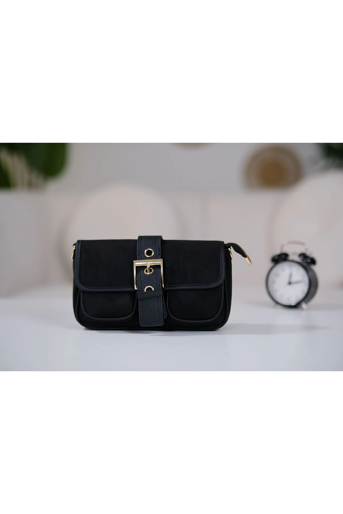 Twopocket Bag Sunideri/Süet Kadın Çanta BL1495