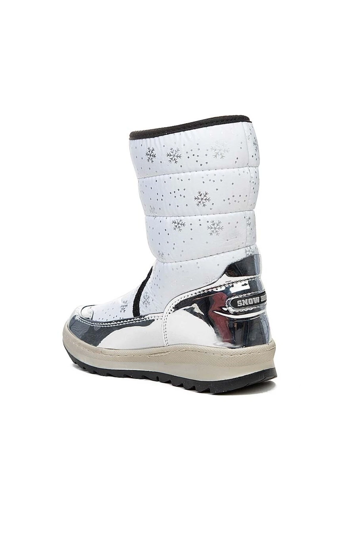 Kaymaz Taban Cırtlı Kız Çocuk Suya Dayanıklı Kürklü Termal Kar Botu