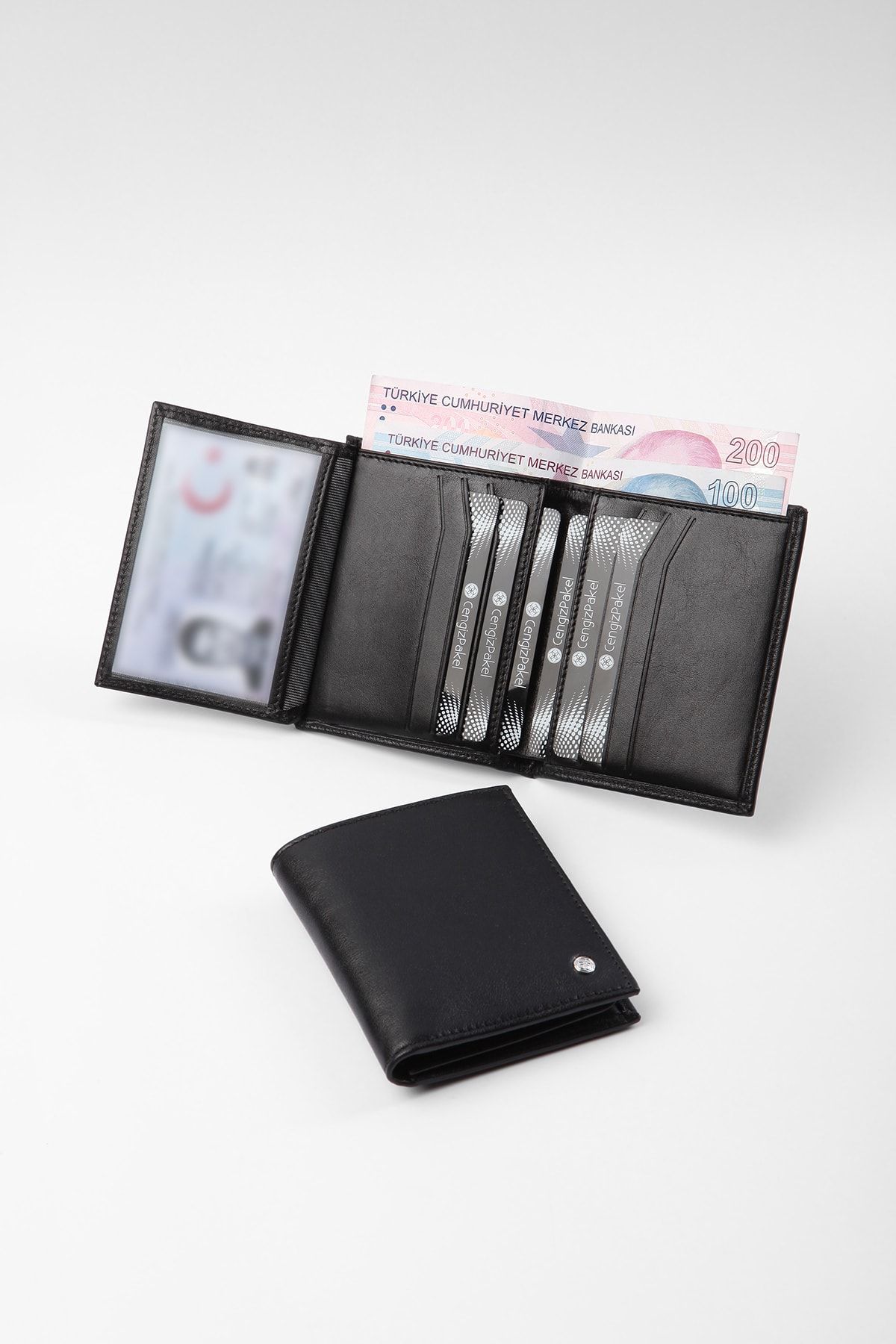 Hakiki Deri Siyah Erkek Cüzdan