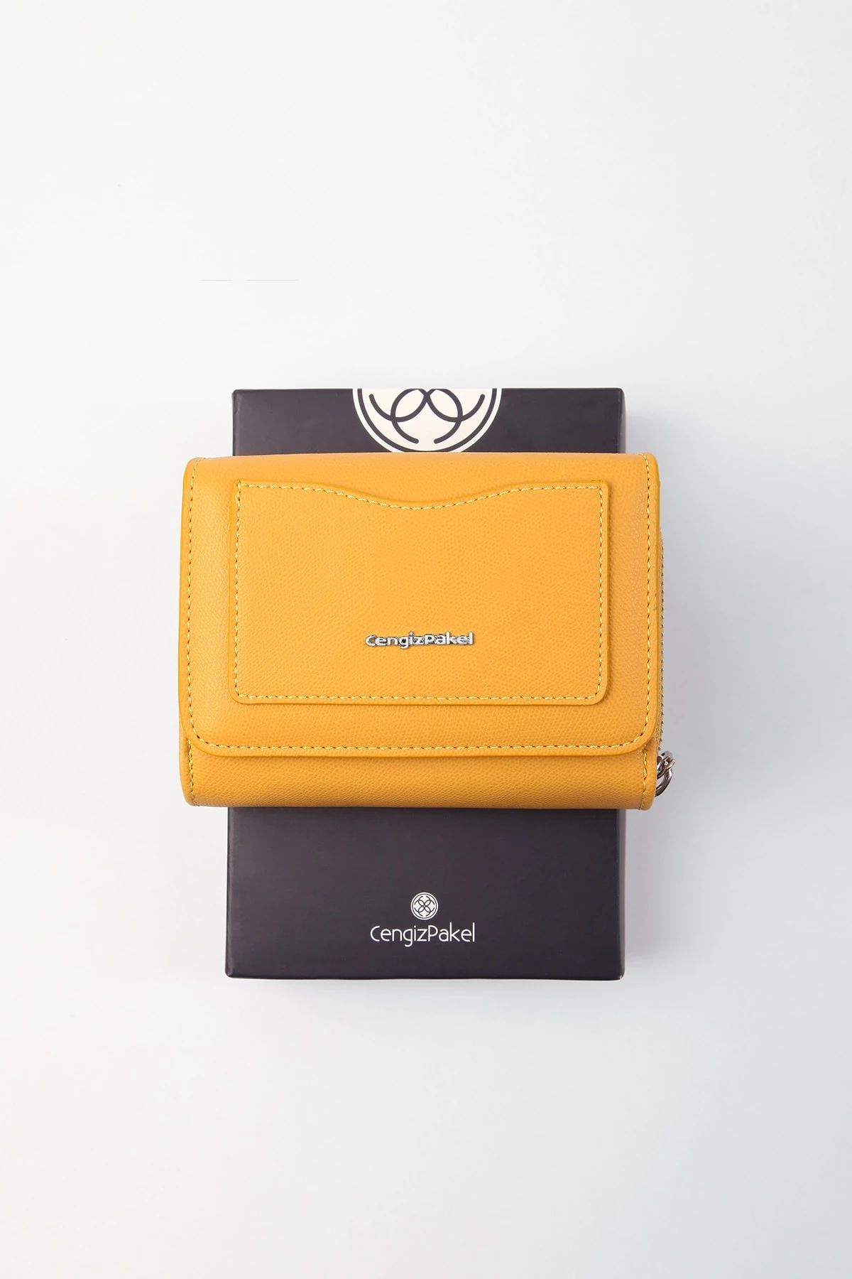 Küçük Boy Sarı Kadın Cüzdan