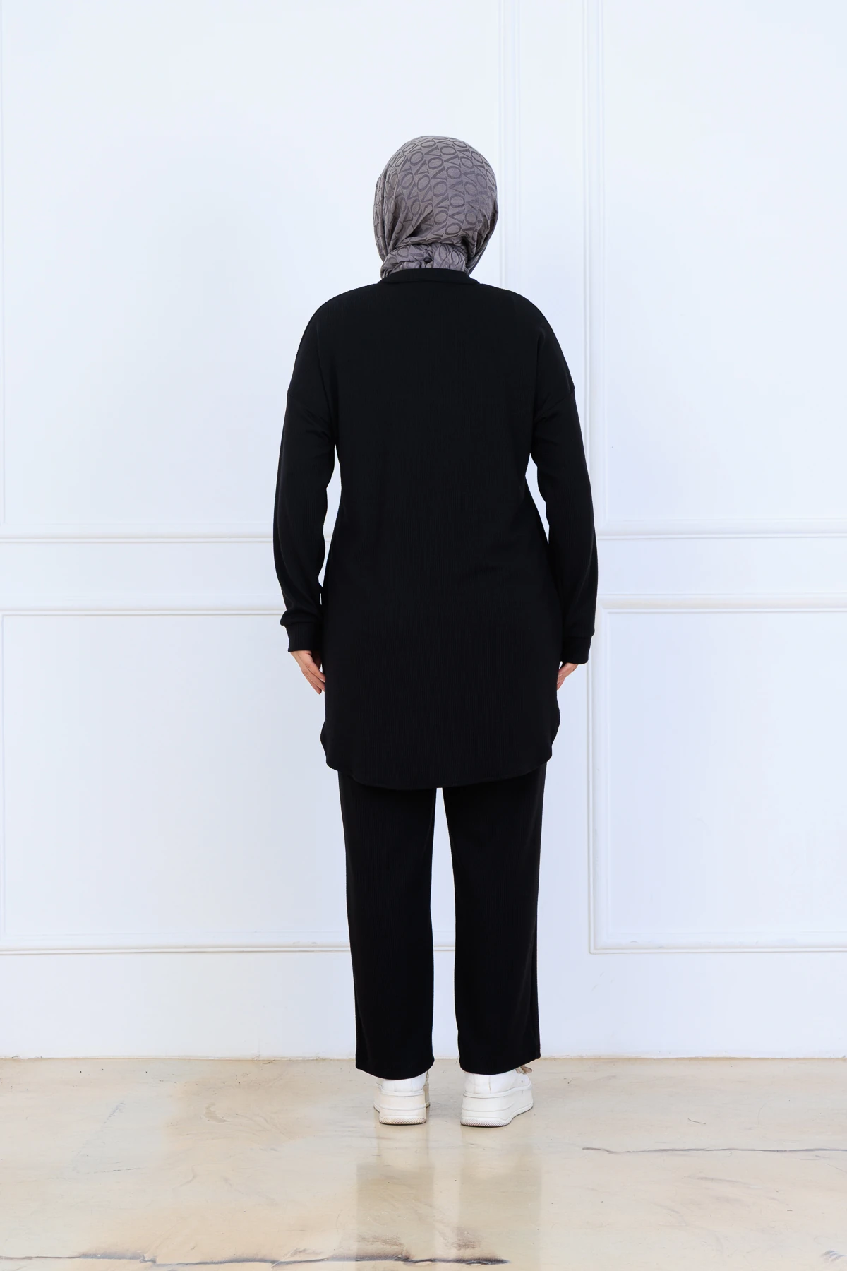 Bürümcük Kumaş Kadın İkili Takım-Gömlek Pantolon 10128