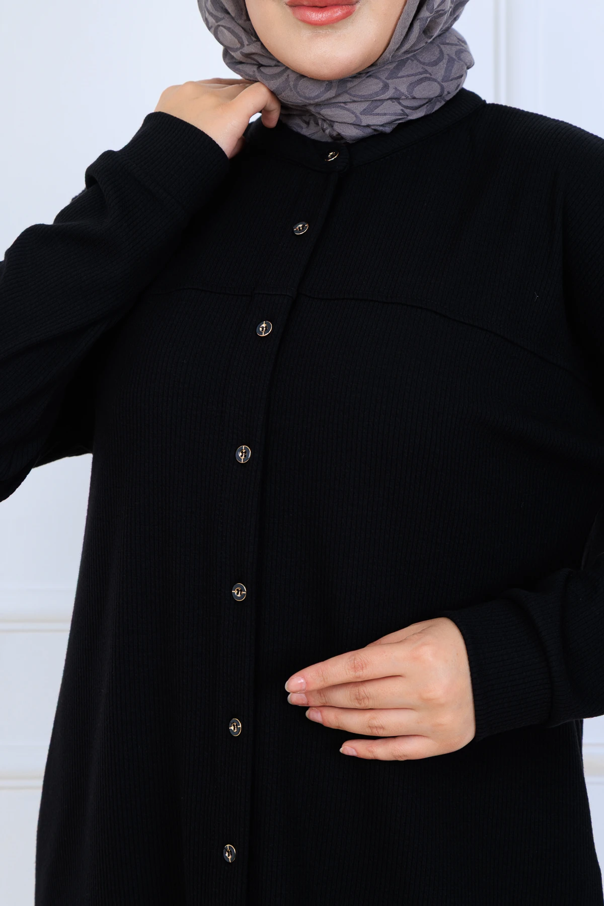 Bürümcük Kumaş Kadın İkili Takım-Gömlek Pantolon 10128