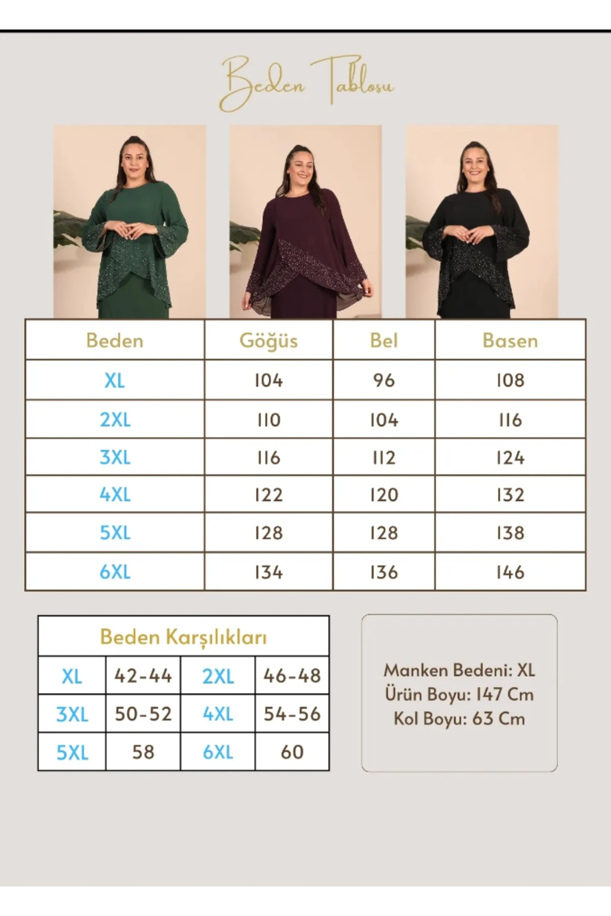 Kadın Büyük Beden Abiye Elbise İnci Taş Baskılı Tesettür Abiye Elbise 10113