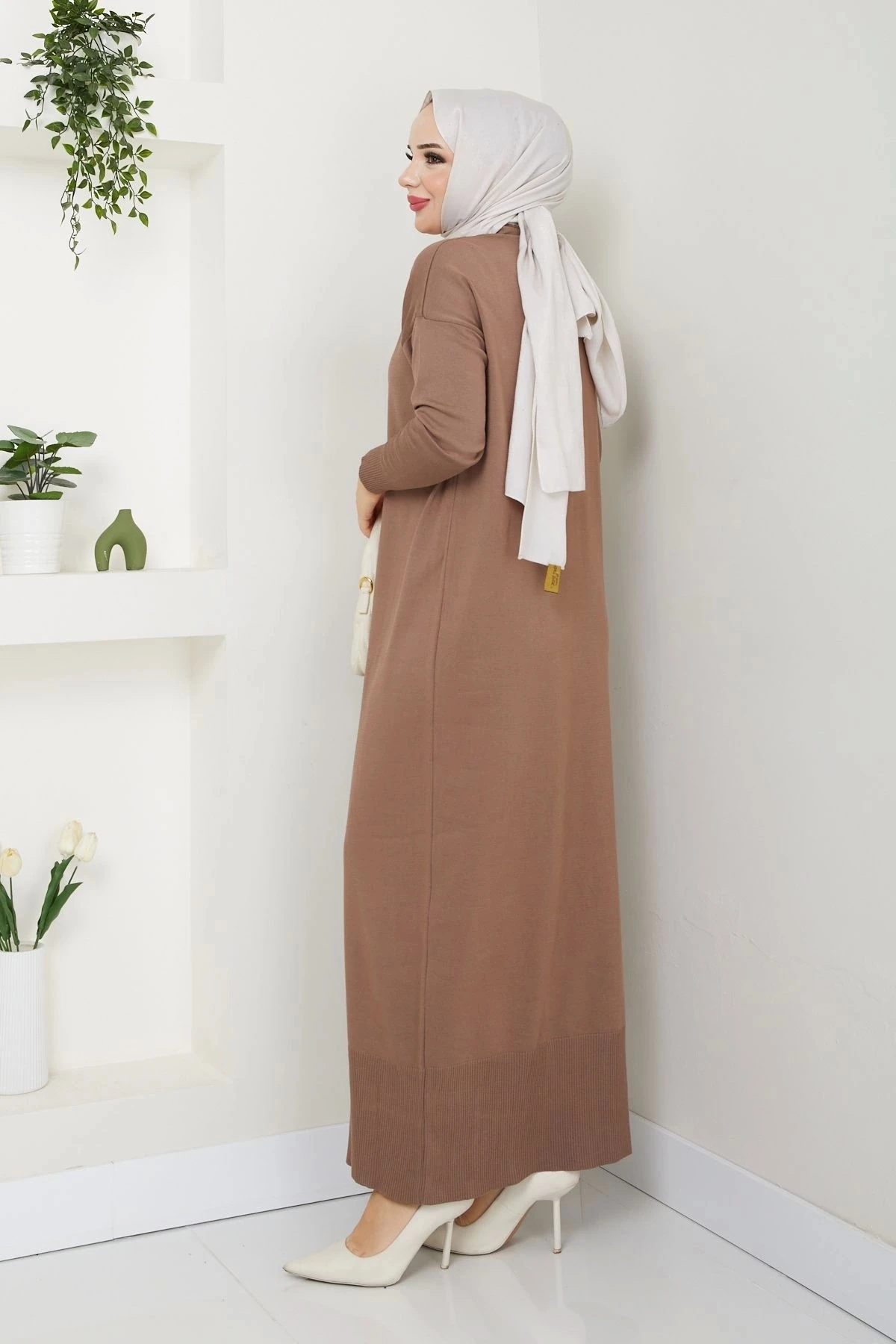 Kadın Merserize Triko Elbise 10124