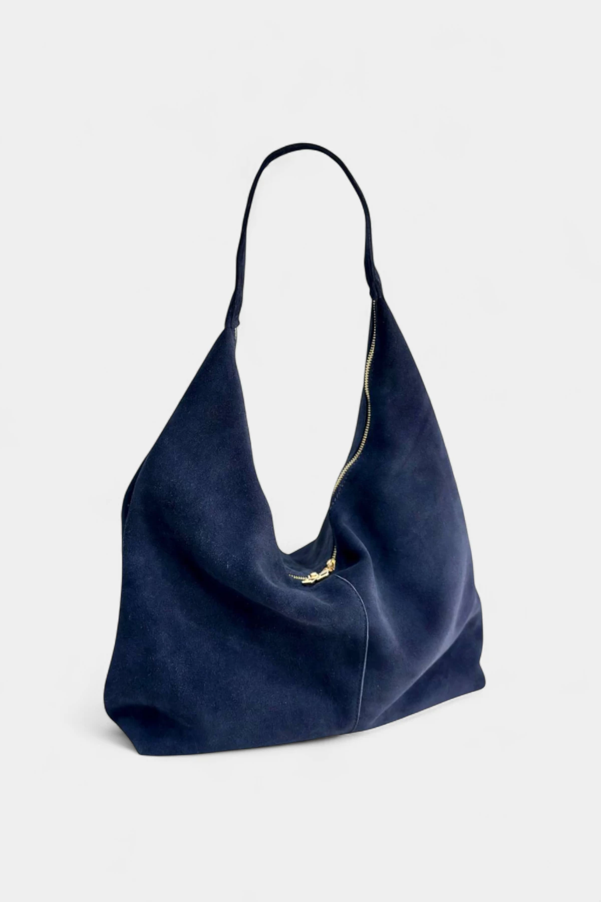 Lucia Hakiki Süet Kadın Omuz Çantası