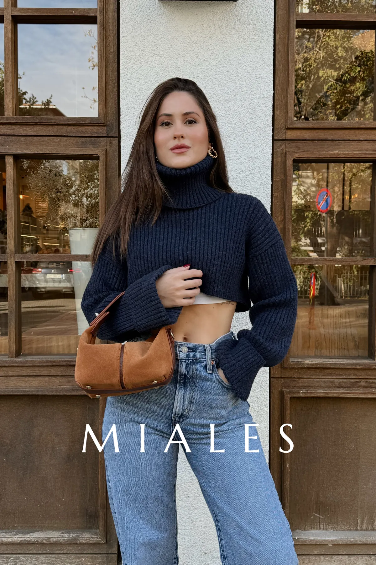 Bonnie Hakiki Süet Deri Kadın El ve Omuz Çantası