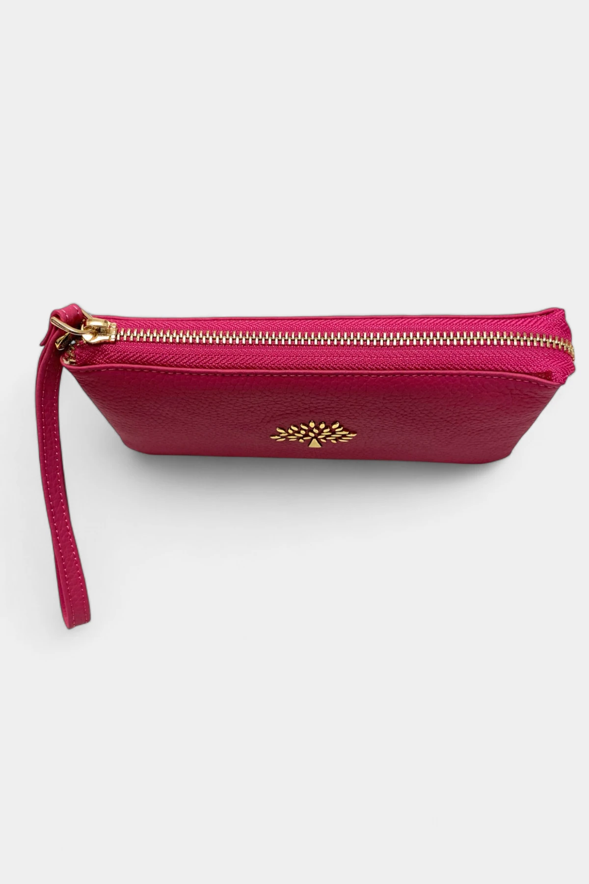 Ruby Hakiki Deri Trok Taşlı Kadın Cüzdan - Pembe