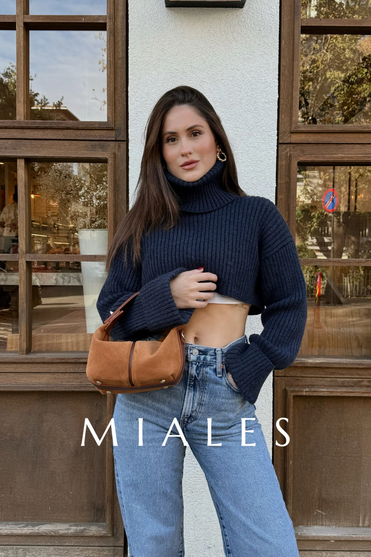 Bonnie Hakiki Süet Deri Kadın El ve Omuz Çantası