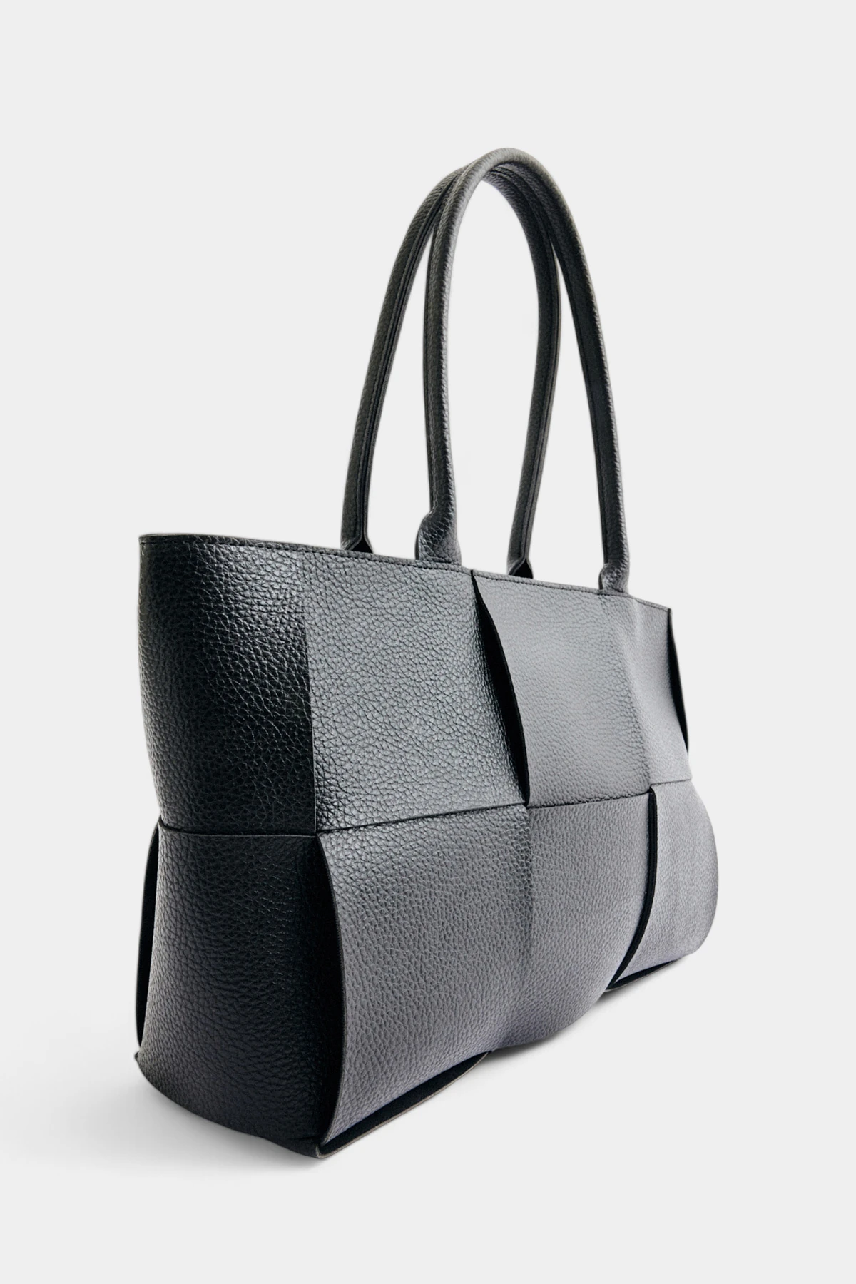 Estella Şeritli Deri Kadın Omuz Çantası