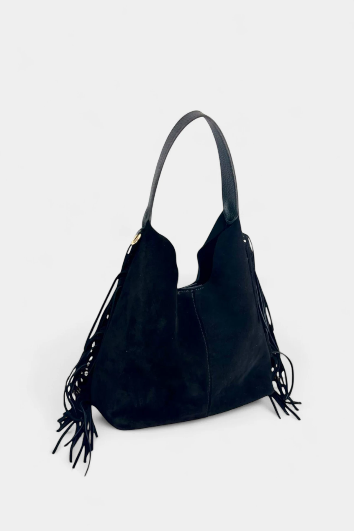 Helia Hakiki Süet Deri Organizer Çanta Detaylı Kadın El ve Omuz Çantası