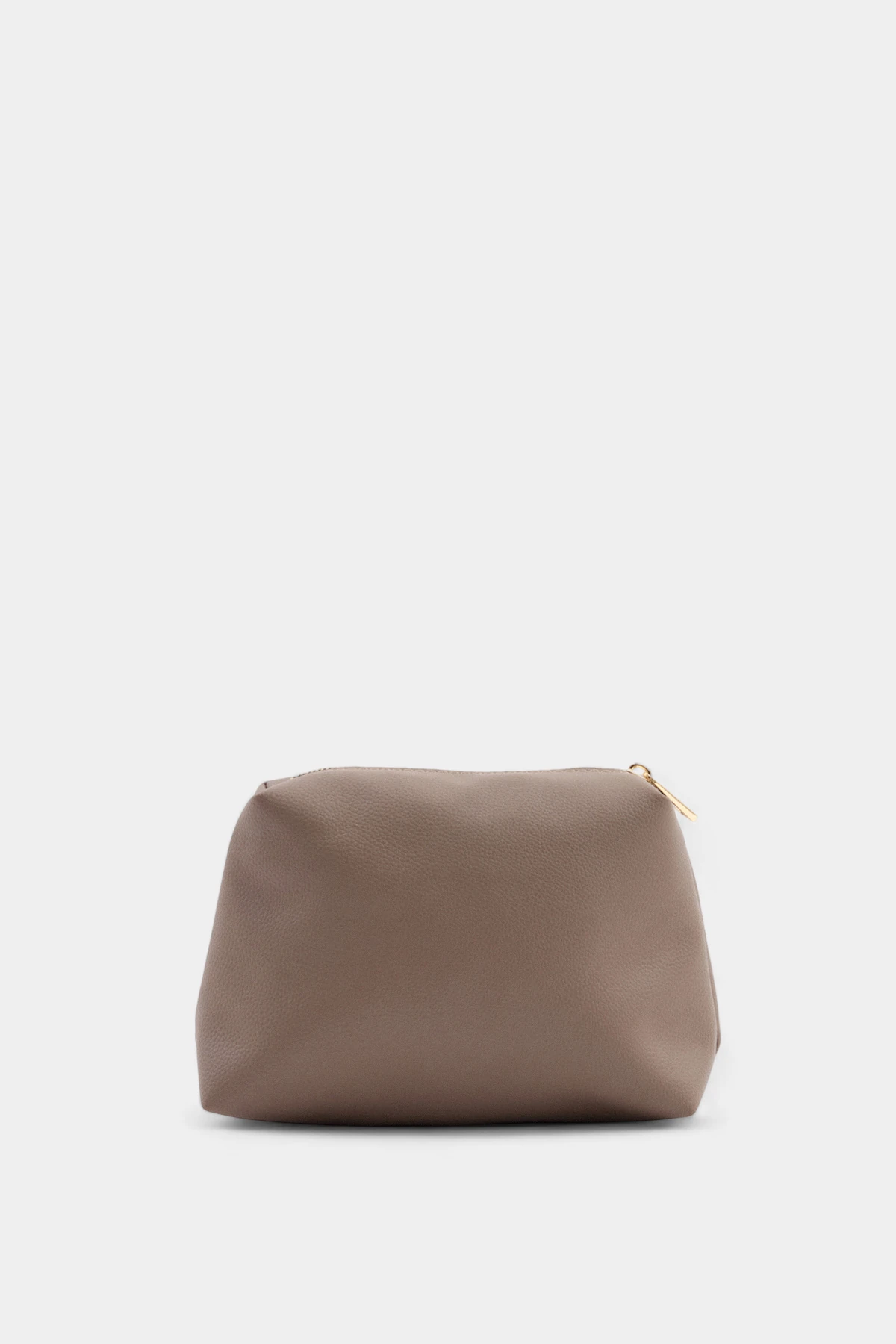 Helia Hakiki Süet Deri Organizer Çanta Detaylı Kadın El ve Omuz Çantası - Vizon