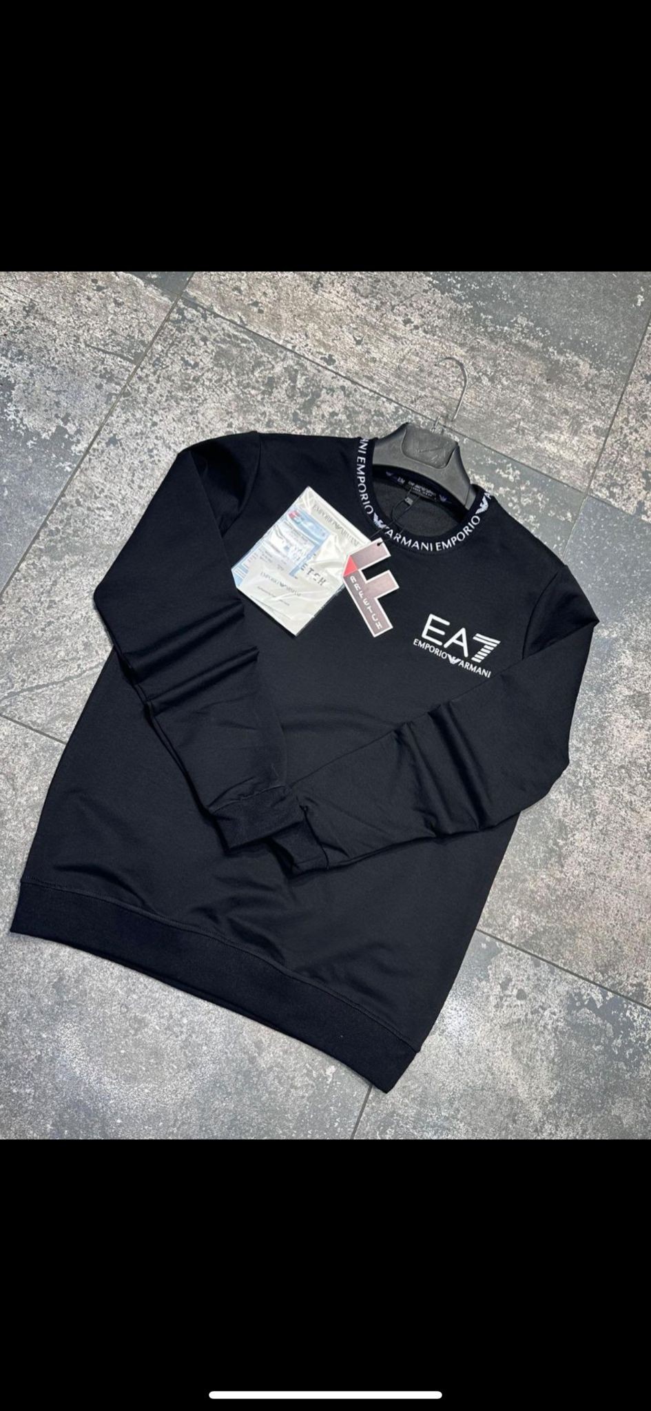 Ea7 Siyah Sweatshirt