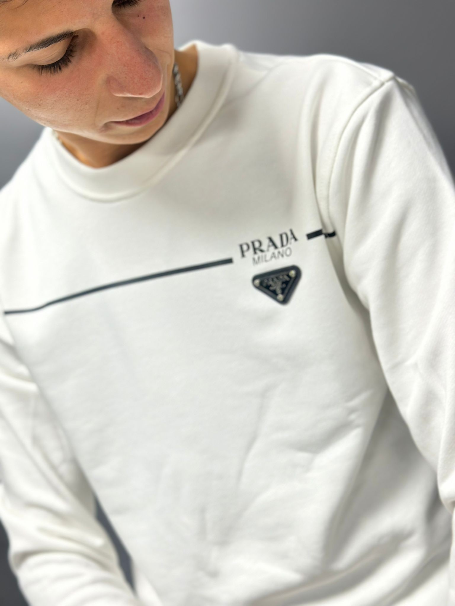 Prada Beyaz  Sweatshirt