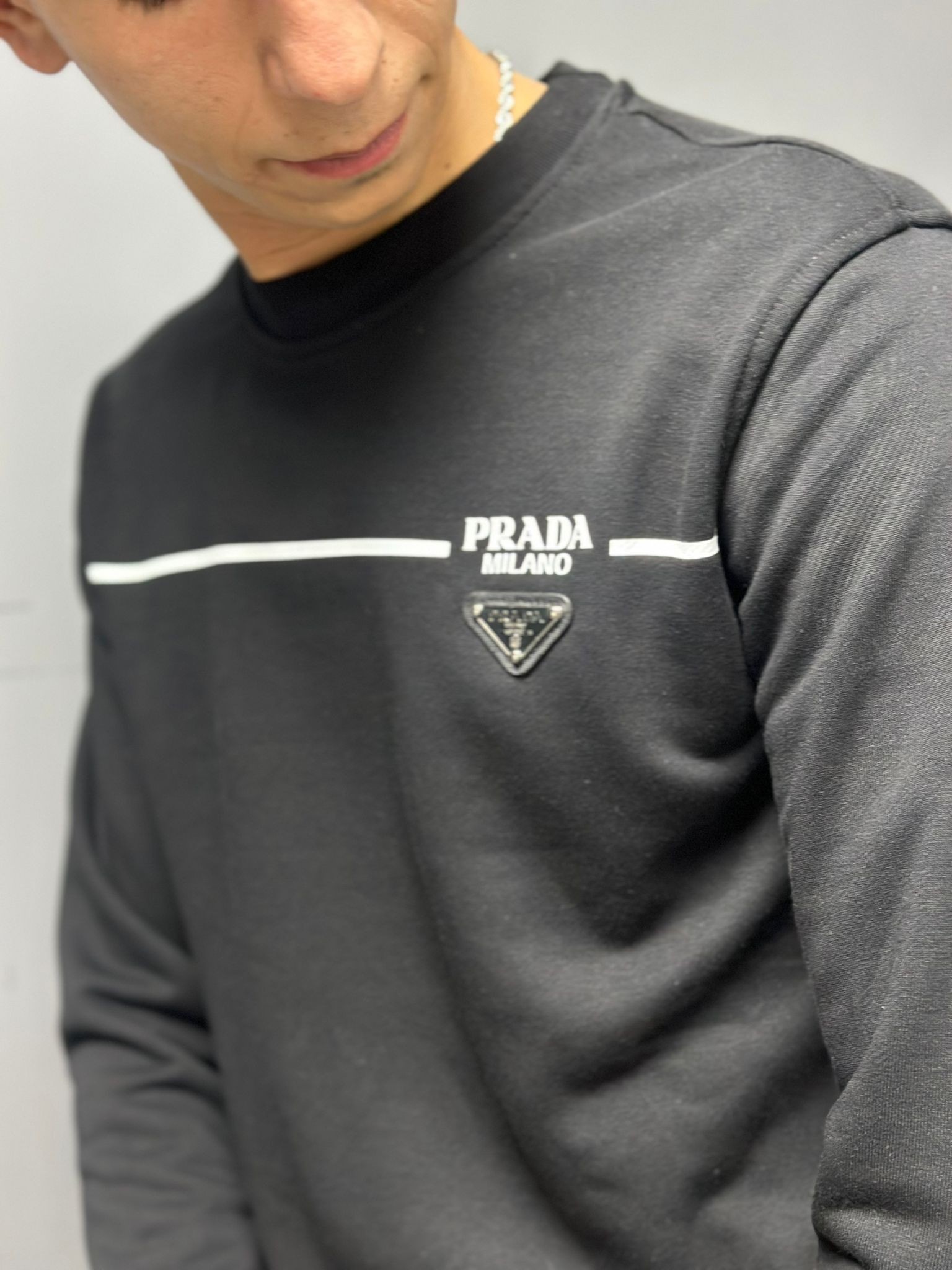 Prada Siyah Sweatshirt