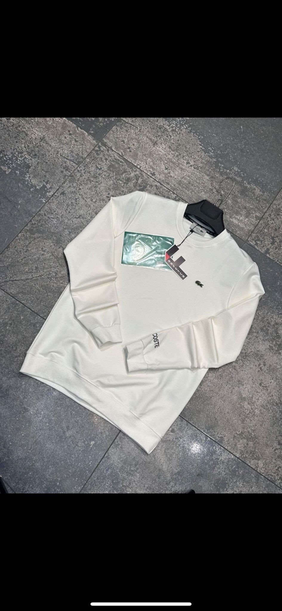 Lacoste Beyaz Sweatshirt