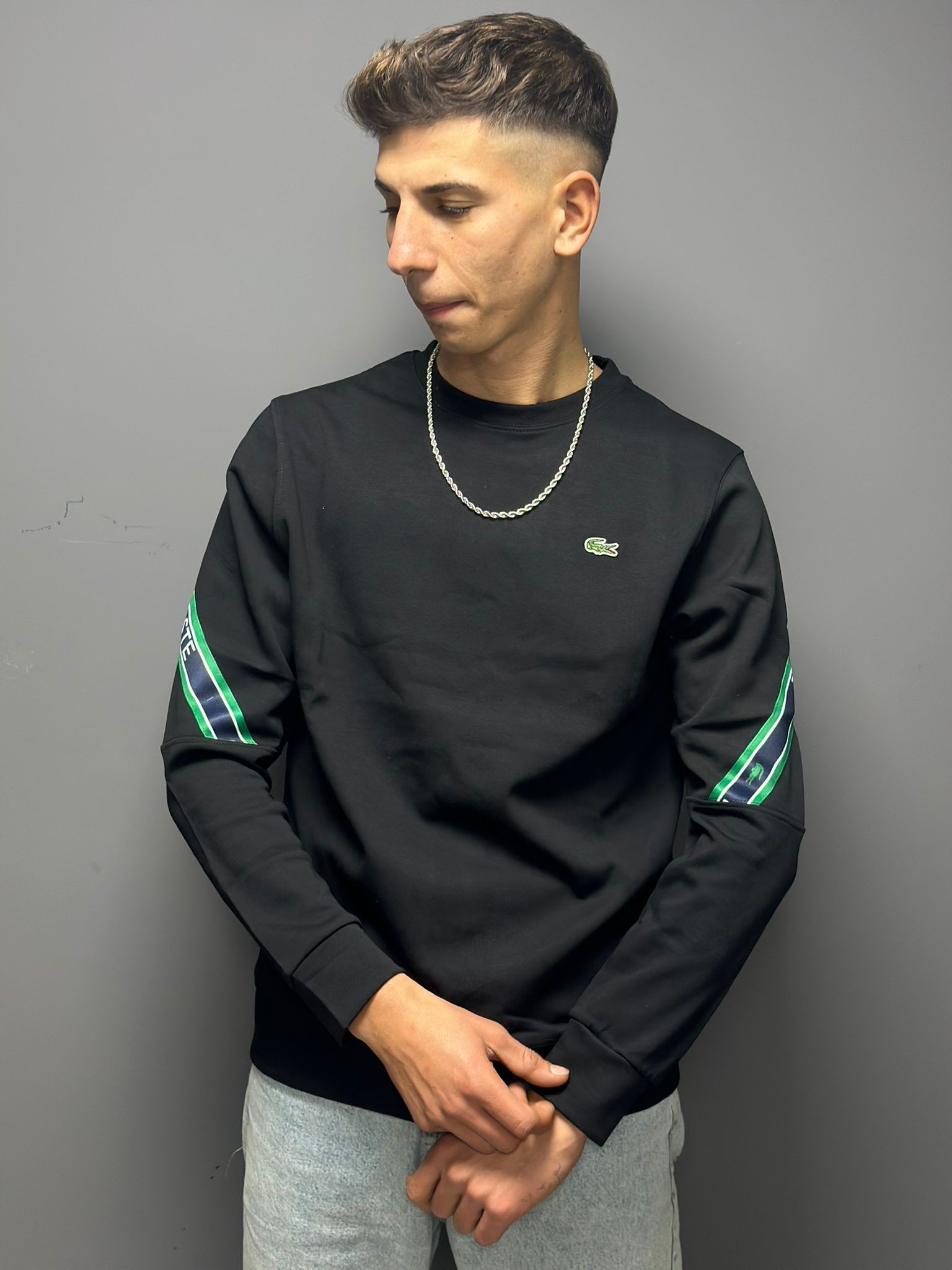 Lacoste Siyah Sweatshirt