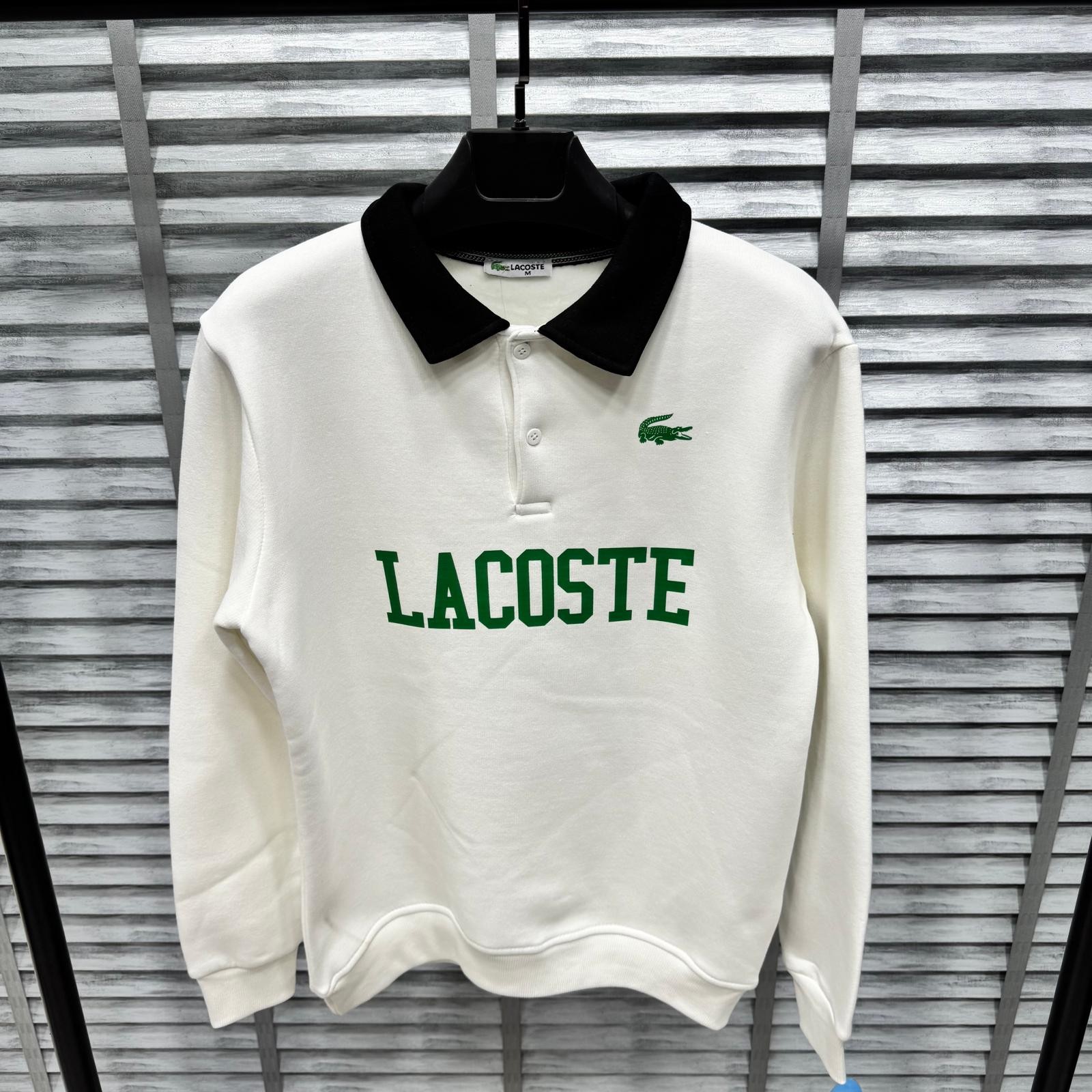 Lacoste Beyaz Sweatshirt