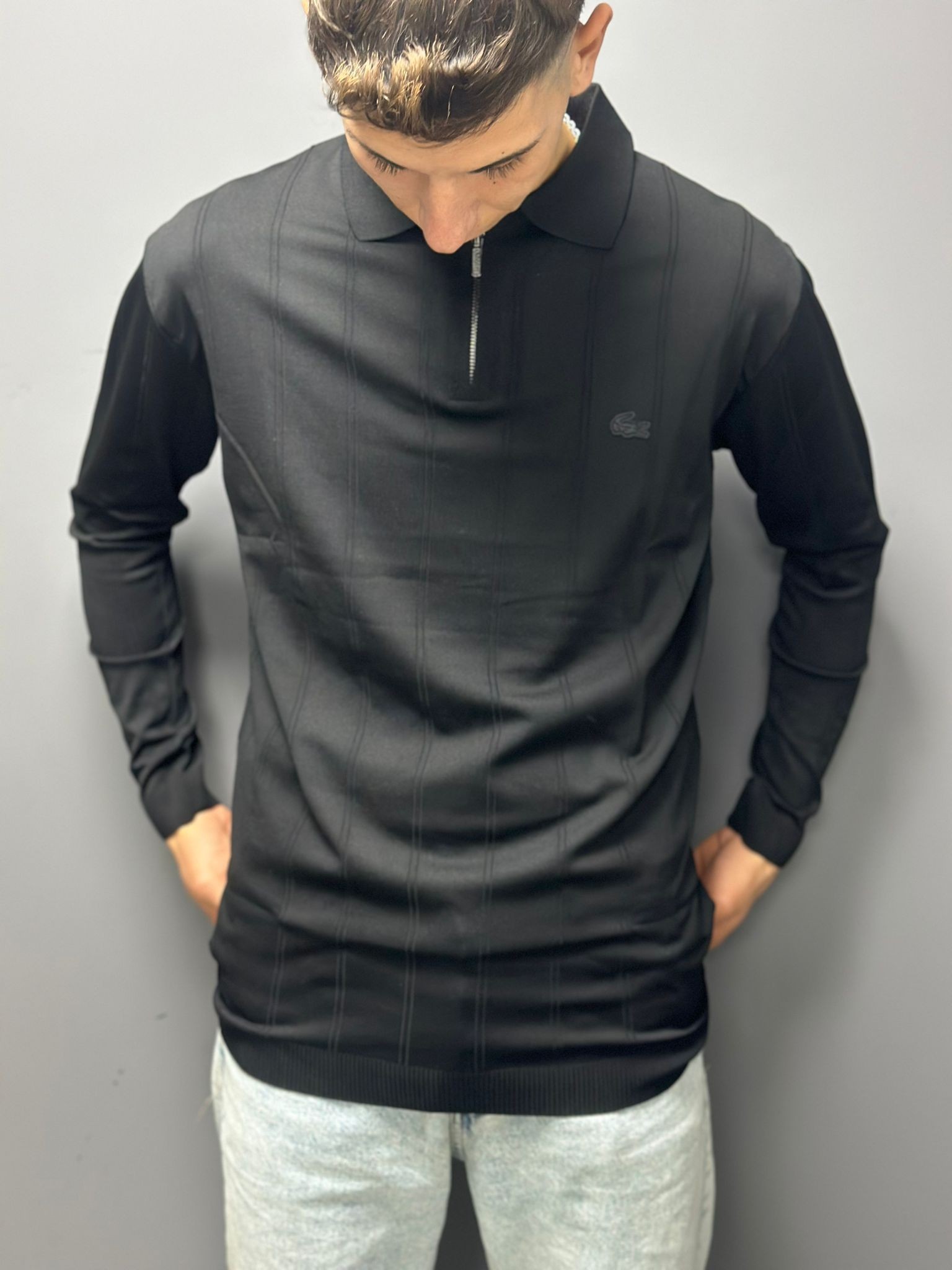 Lacoste Siyah Sweatshirt