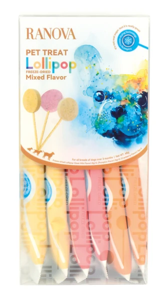 Ranova Köpekler için Karışık Lezzetli Lolipop 8 gr 6 adet