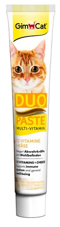 Gimcat Multi Vitamin Duo Paste 12 Vitaminli Peynirli Kedi Macunu 50 Gr
