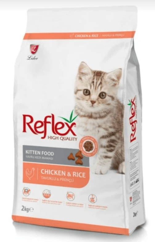 Reflex Tavuklu ve Pirinçli Yavru Kedi Maması 2 kg