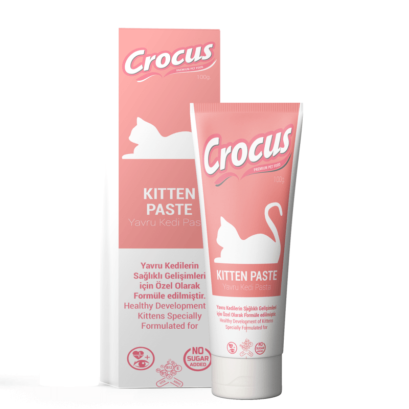 Crocus Kitten Paste Yavru Kedi Vitamin Malt Macunu 100 Gram