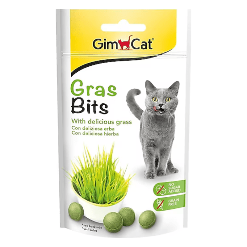 Gimcat Gras Bits Çimen Aromalı 50 gr Sindirim Tableti