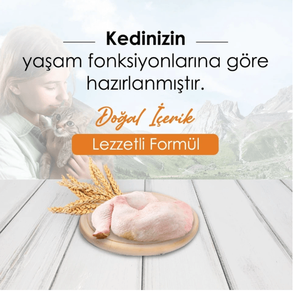 Newcat Tavuklu Yetişkin Kedi Maması 15 Kg