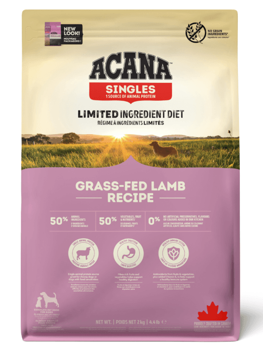 Acana Singles Grass-Fed Lamb Tüm Irklar ve Yaşam Evreleri İçin Köpek Maması 2 Kg