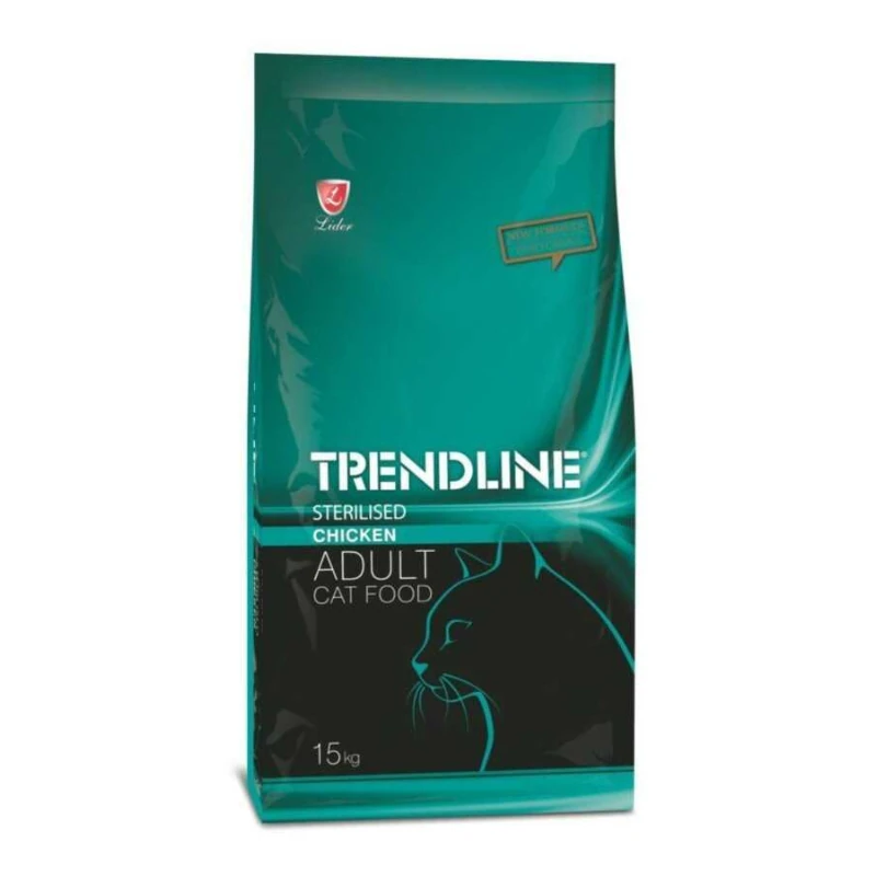 Trendline Tavuklu Kısırlaştırılmış Yetişkin Kedi Maması 15 kg