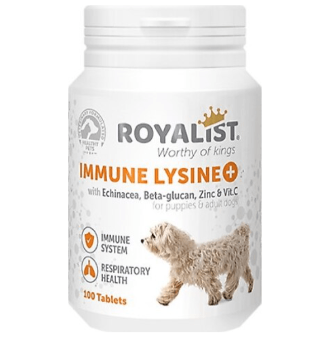 Royalist Immune Lysine Bağışıklık Güçlendirici 100'lü Köpek Tableti