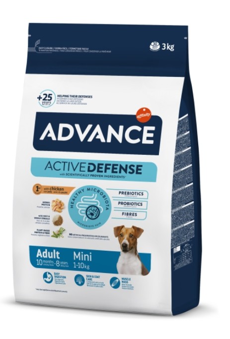 Advance Mini Adult Tavuklu ve Pirinçli Küçük Irk Yetişkin Köpek Maması 3 kg