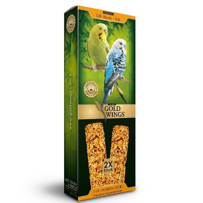 Gold Wings Premium Muhabbet 2'li Kraker Kutu Ballı