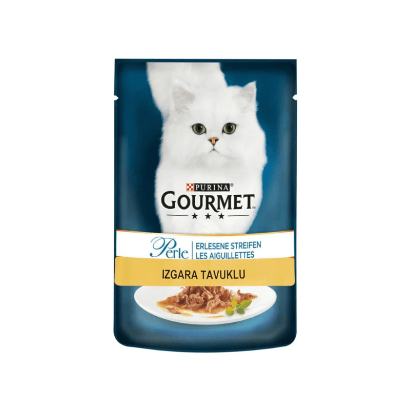 Purina Gourmet Perle Izgara Tavuklu Yaş Kedi Maması 85 Gr