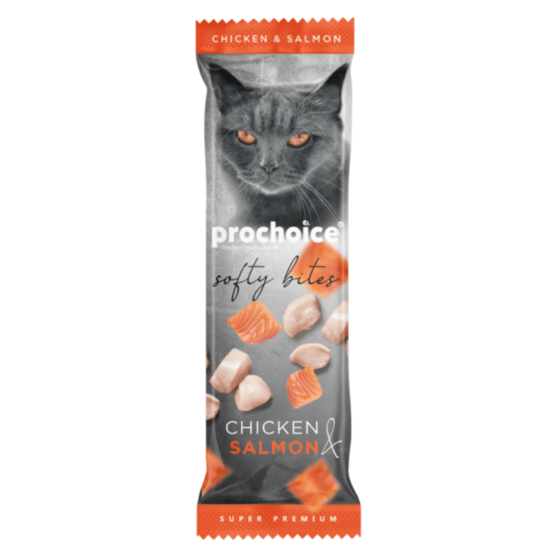 Prochoice Softy Bites Tavuklu ve Somonlu 10 gr Kedi Ödül Maması