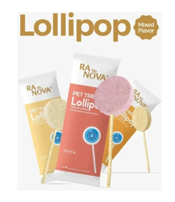 Ranova Köpekler için Karışık Lezzetli Lolipop 8 gr 6 adet