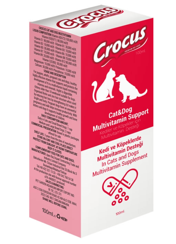 Crocus Kedi&köpek Multivitamin Destek 100ml