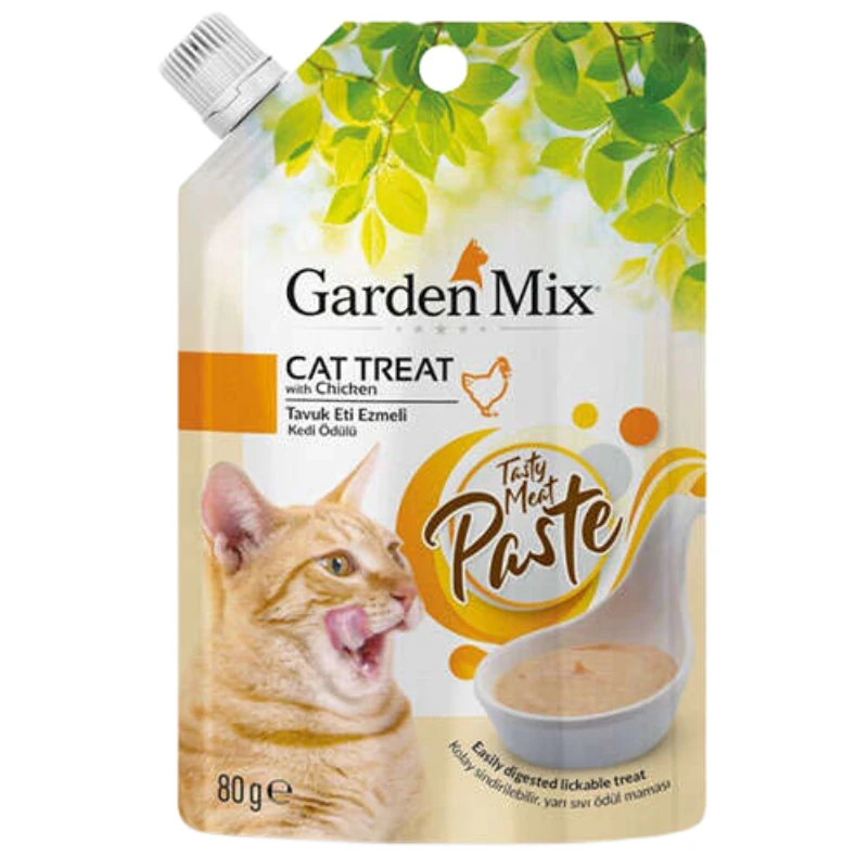 Garden Mix Tavuk Eti Ezmeli 80 gr Kedi Ödül Maması