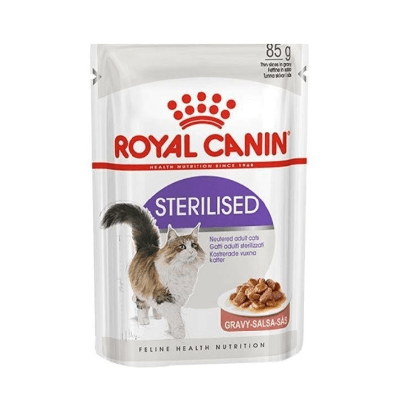 12 Adet Royal Canin Sterilised Gravy Kedi Yaş Maması 85 Grx12