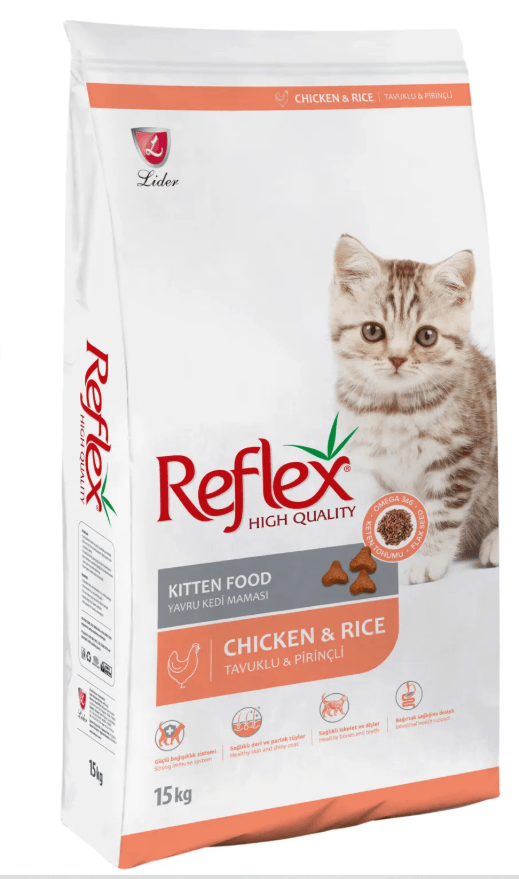 Reflex Kitten Tavuklu Yavru Kedi Maması 15 kg