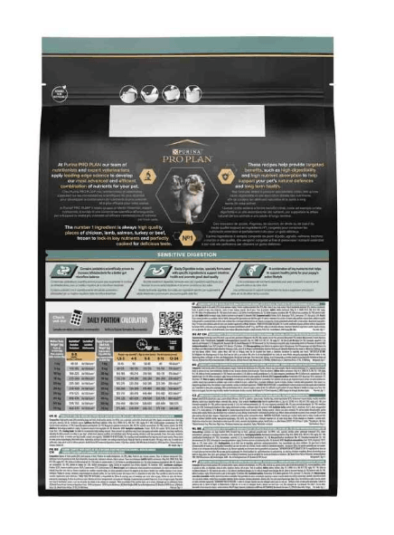 Pro Plan Medium Puppy Sensitive Digestion Kuzulu Orta Irk Yavru Köpek Maması 3 Kg