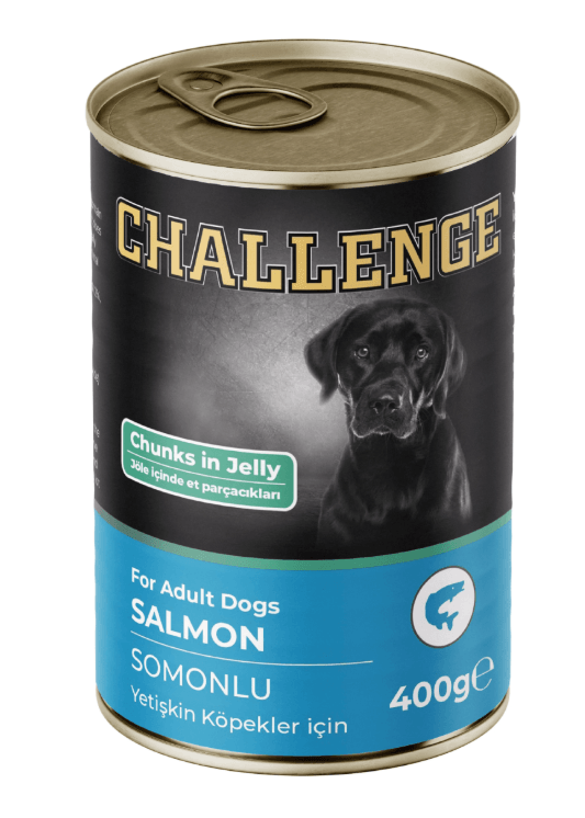 Challenge Somonlu Yetişkin Köpek Konservesi 400 gr