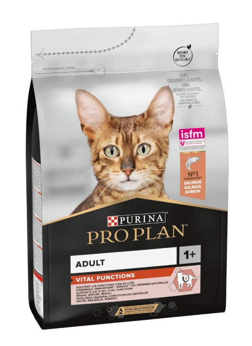 Pro Plan Adult Somonlu Yetişkin Kedi Maması 3 kg Vital Functions