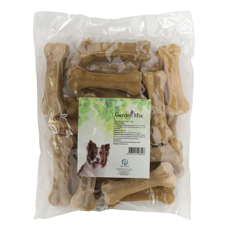 Garden Mix Deri Pres Kemik 10cm 40-45 Gr. 20 Li Paket