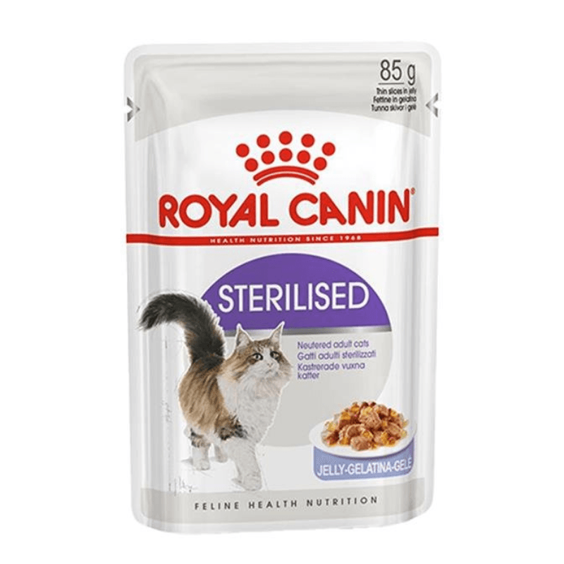 12 Adet Royal Canin Sterilised Jelly Kedi Yaş Maması 85 Gr x 12